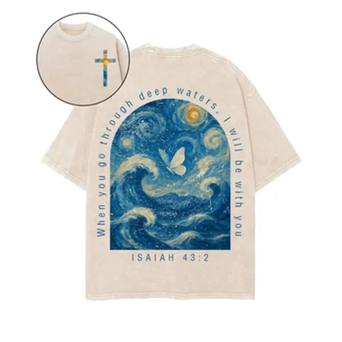 Butterfly Art Printed T-shirt  - Summer Clothing Italy recension och pris