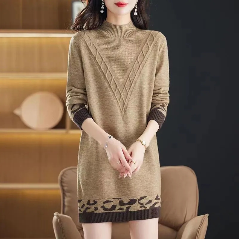 Women Pullover Sweater Half Hi - Summer Jumper Clothing recension och pris