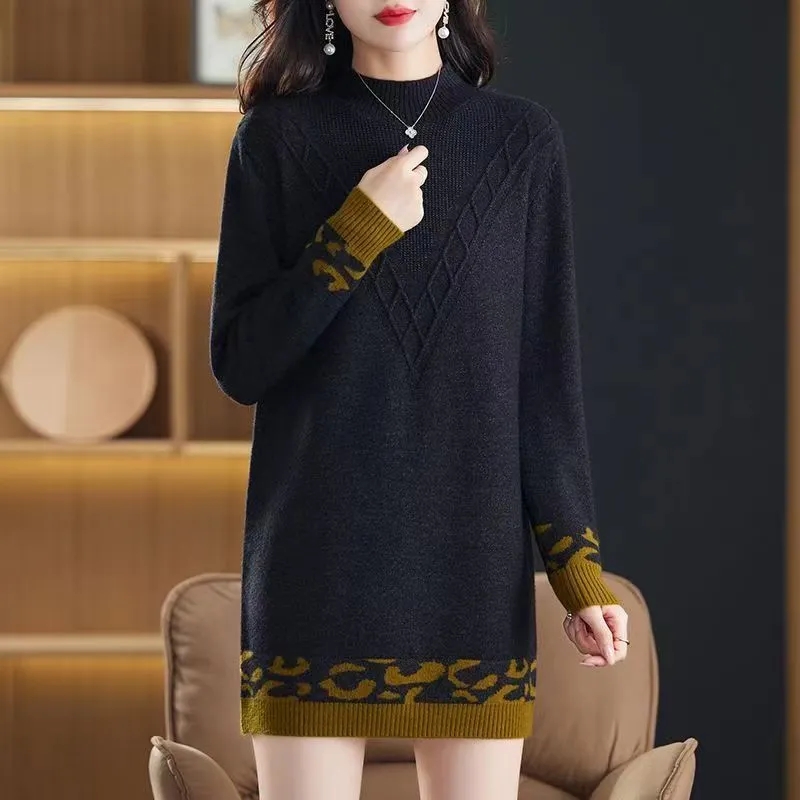 Women Pullover Sweater Half Hi - Summer Jumper Clothing recension och pris