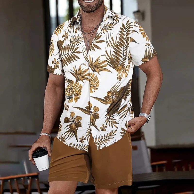 Men's Hawaiian Short Sleeve Sh - Beach Shirt Hawaiian recension och pris