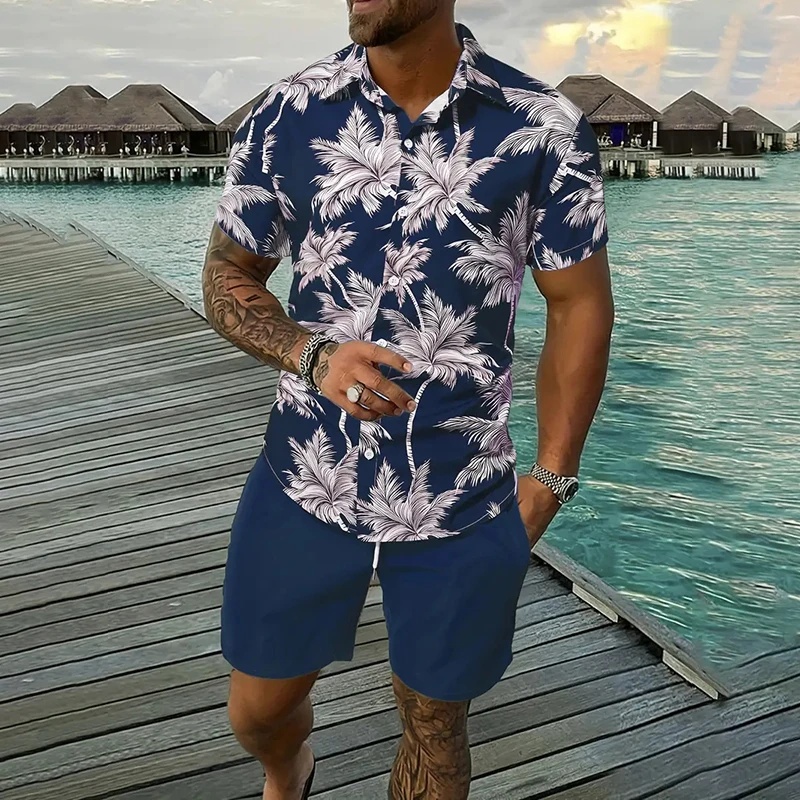 Men's Hawaiian Short Sleeve Sh - Beach Shirt Hawaiian recension och pris