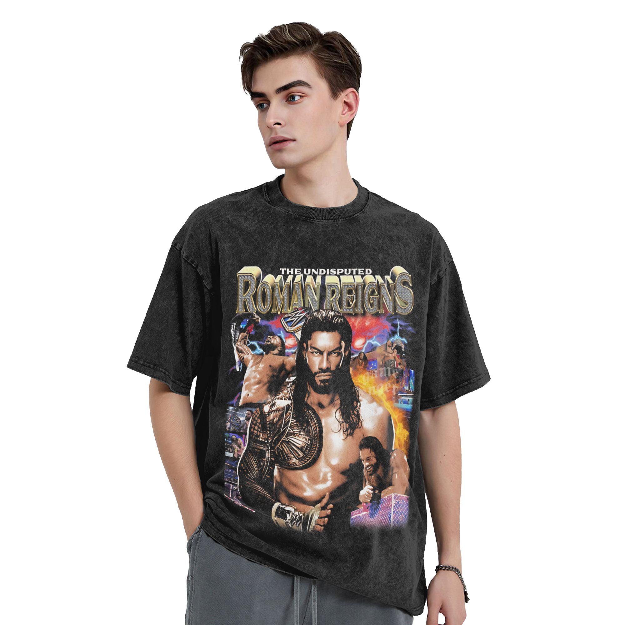 Harajuku Roman Reigns   Cute L - Summer Reign Clothing recension och pris