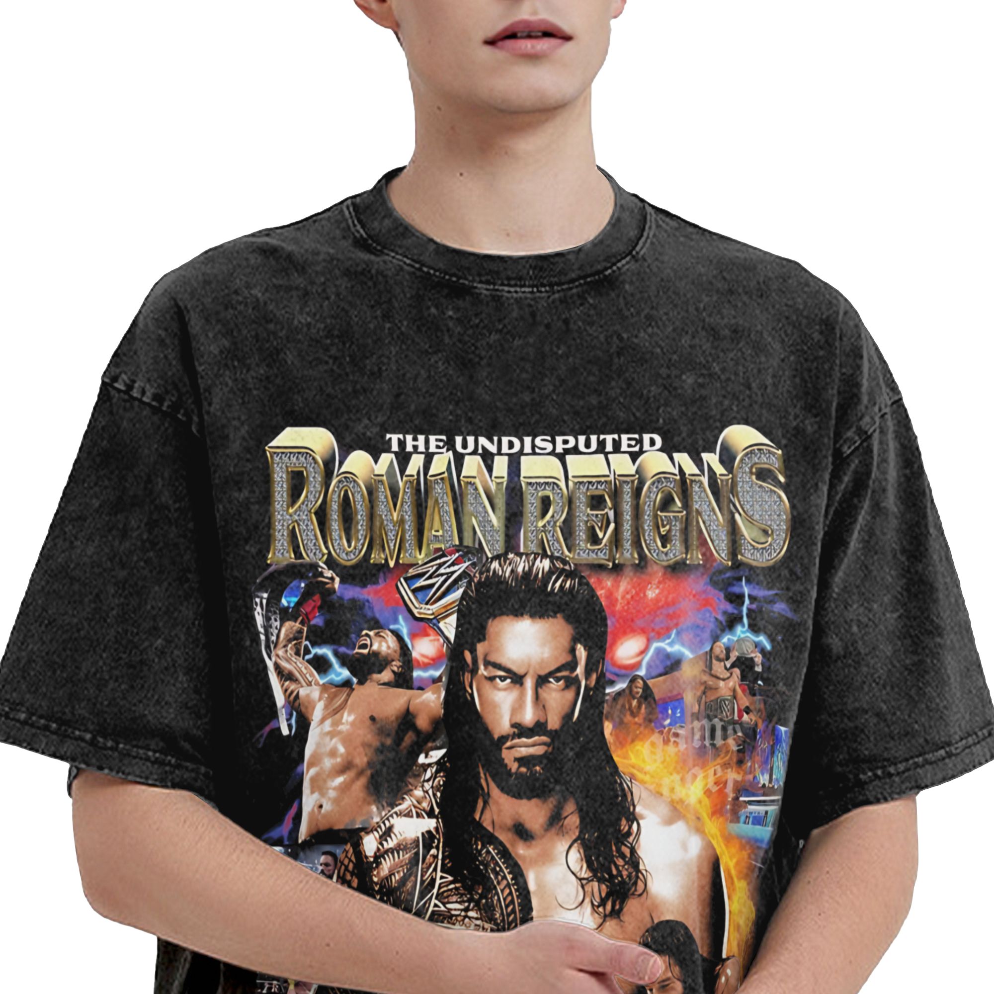 Harajuku Roman Reigns   Cute L - Summer Reign Clothing recension och pris