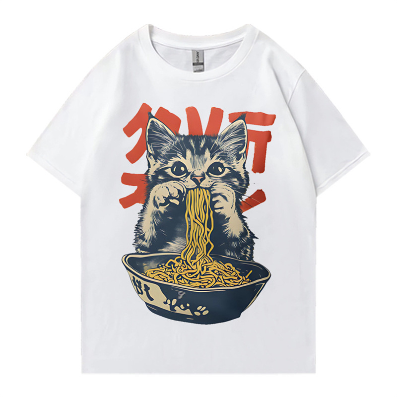 Kawaii Ramen Cat Retro Japanes - Summer Clothing Essentials Women recension och pris