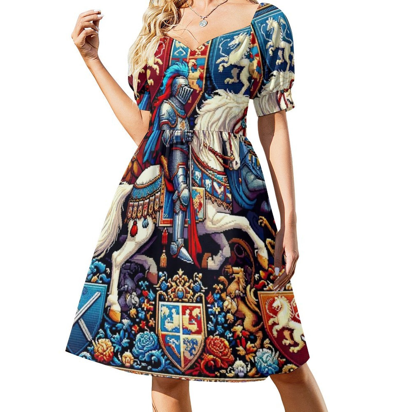 Seamless Pattern Knight Kingdo - Summer Clothing Patterns recension och pris