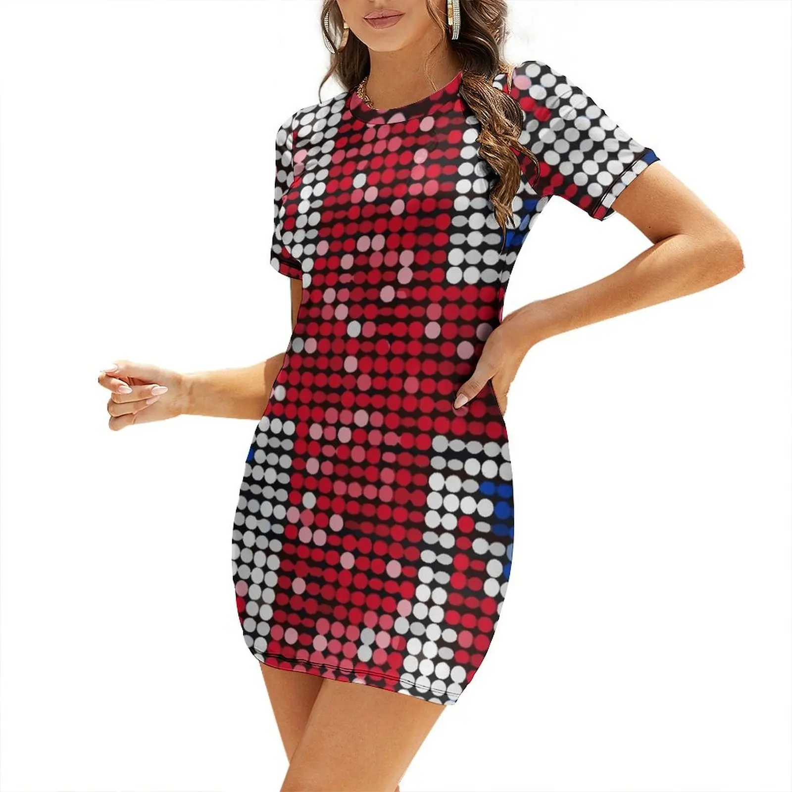 Union Jack Flag UK Sequin Shor - Summer Clothing Women Uk recension och pris