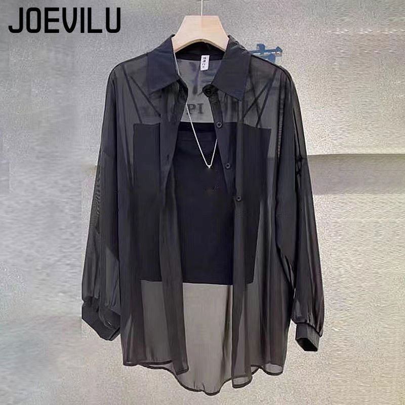 Sheer Chiffon Shirt Women's Ca - Summer Clothing Japan recension och pris