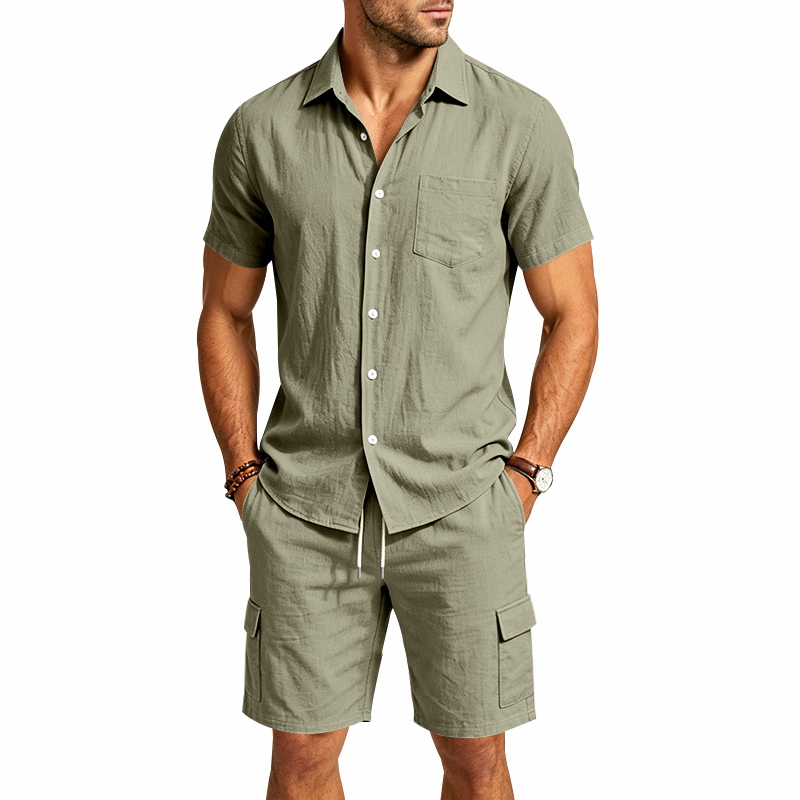 Men Summer American Linen Two  - Summer Clothing Line recension och pris