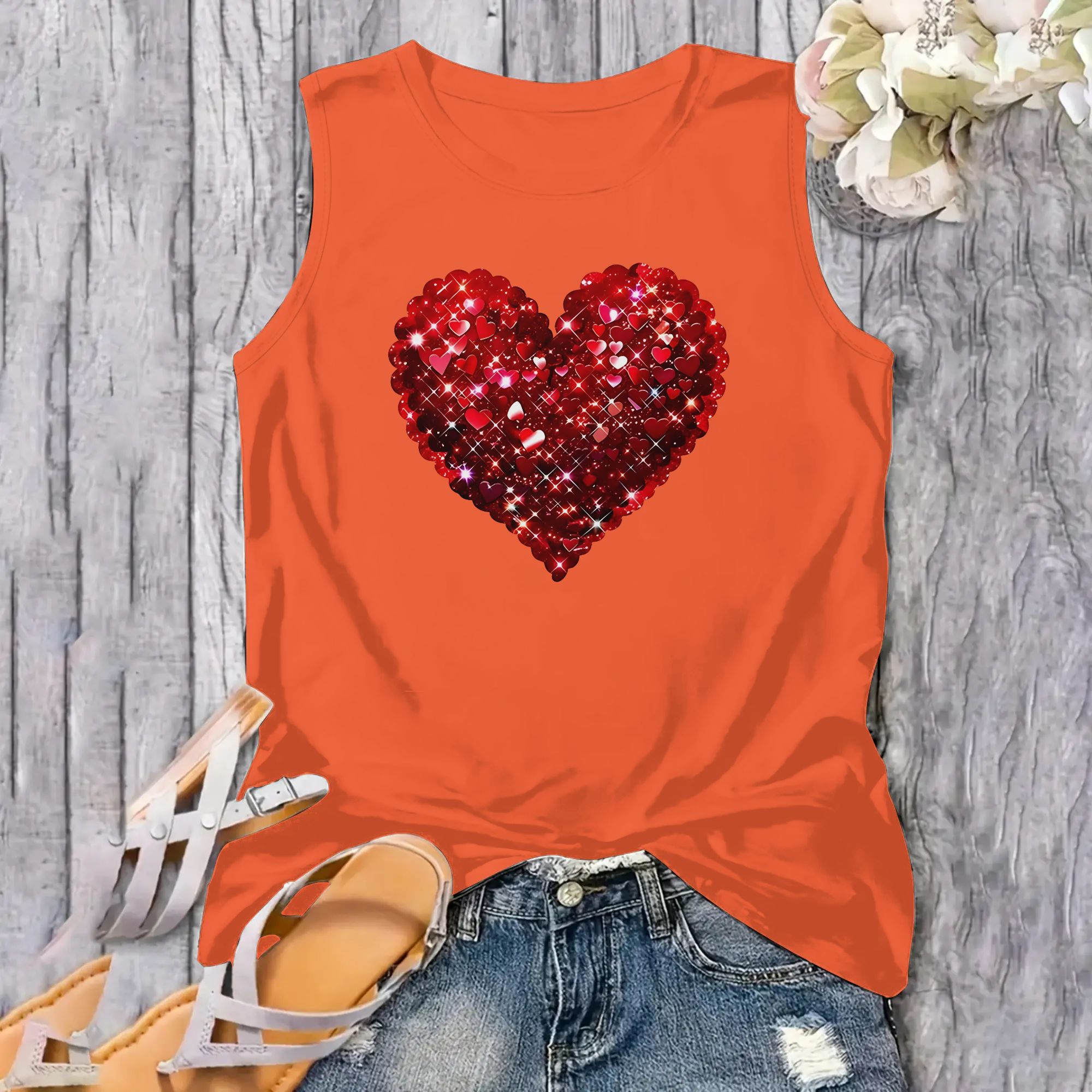 Women'S Print Sleeveless Vest  - Summer Clothing Essentials Women recension och pris