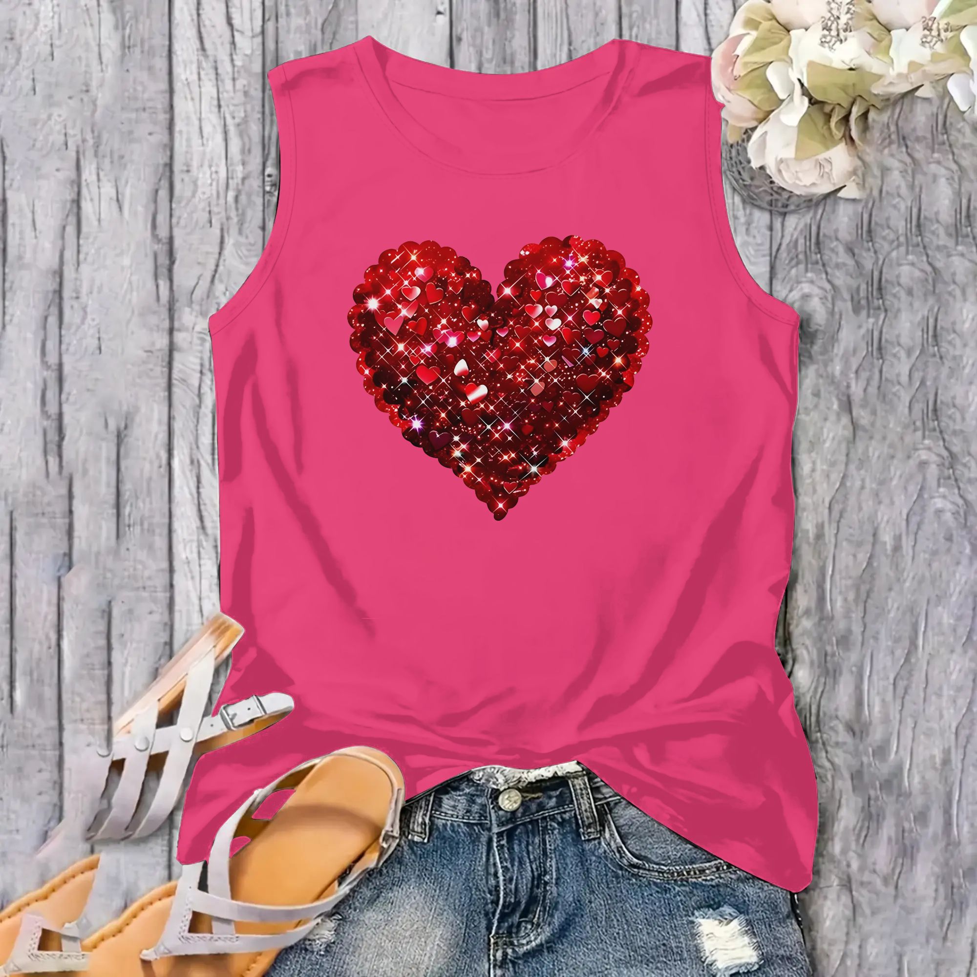 Women'S Print Sleeveless Vest  - Summer Clothing Essentials Women recension och pris