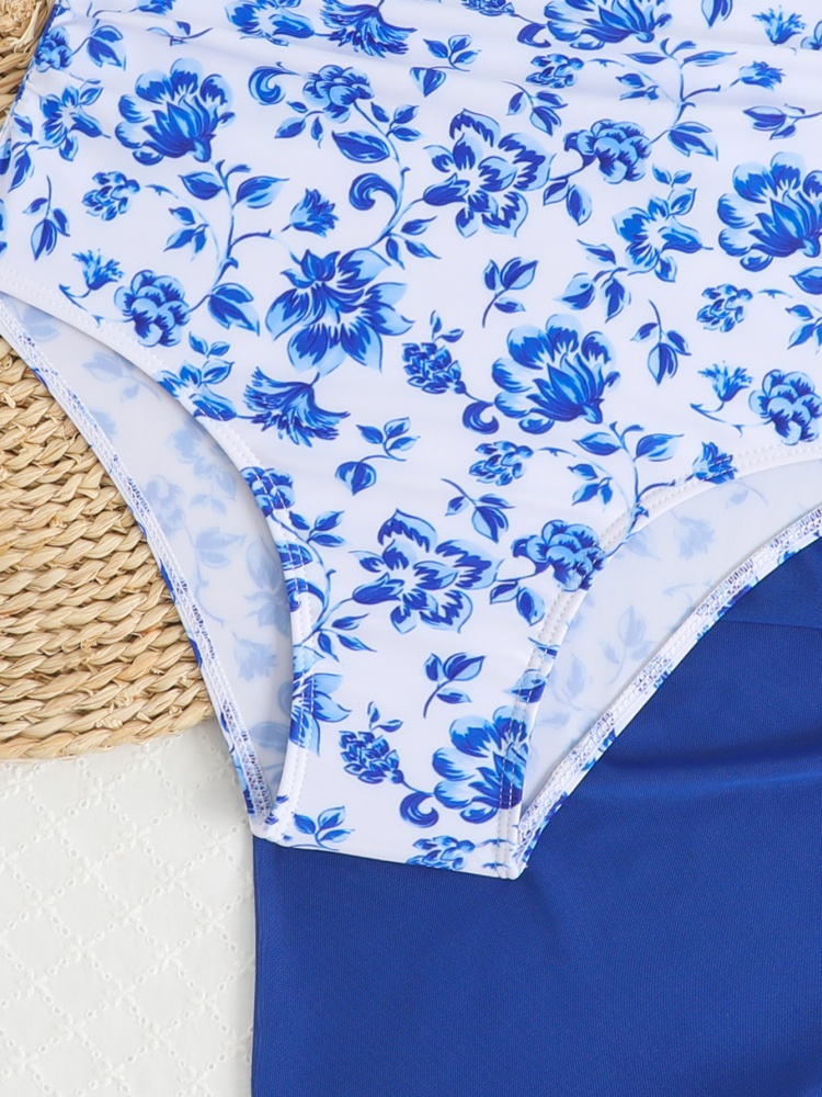 One Piece Girls Kids Swimsuit  - Swim Cover Up Mesh recension och pris