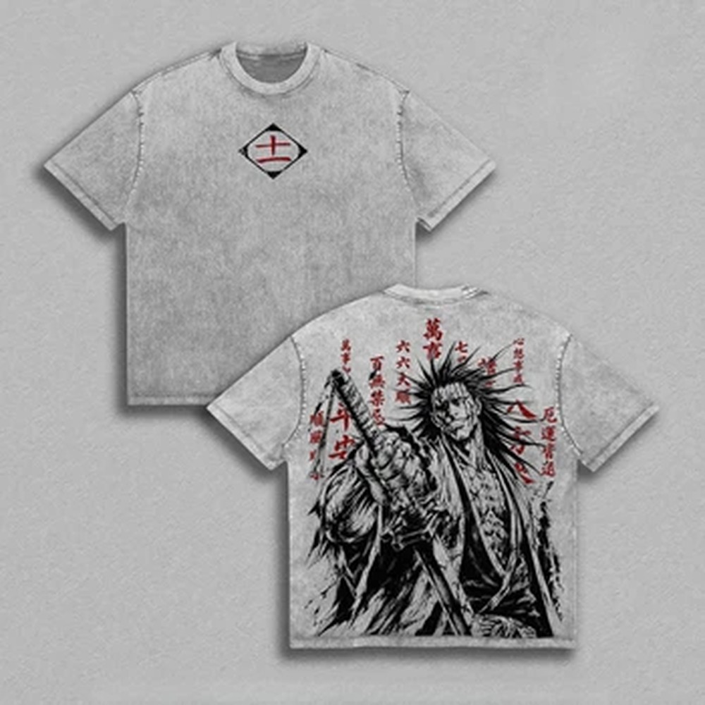 Zaraki Kenpachi BLEACH Anime T - Summer Clothing Italy recension och pris